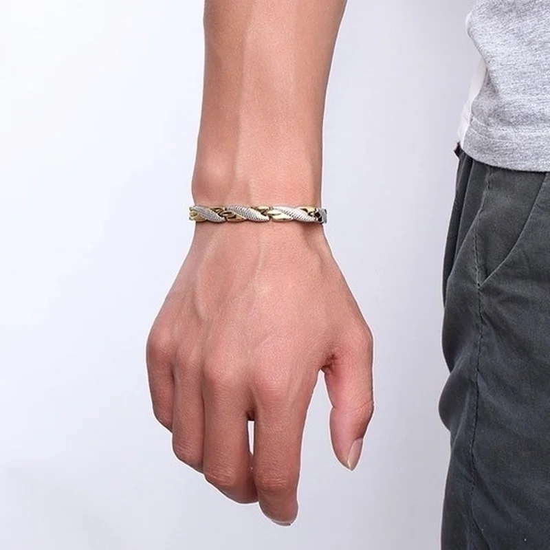 Twisted Dragon Slimming Magnetic Therapy Couple Bracelet Detachable Women Men Bangle Therapy Bracelet Health Care Jewelry magnetic slimming bracelet