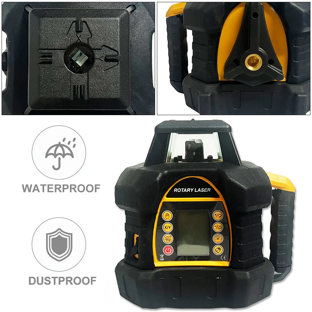 Heipoe 2016G green beam Self-leveling 5 Rotation Speeds,Scan/Slope Mode,Receiver