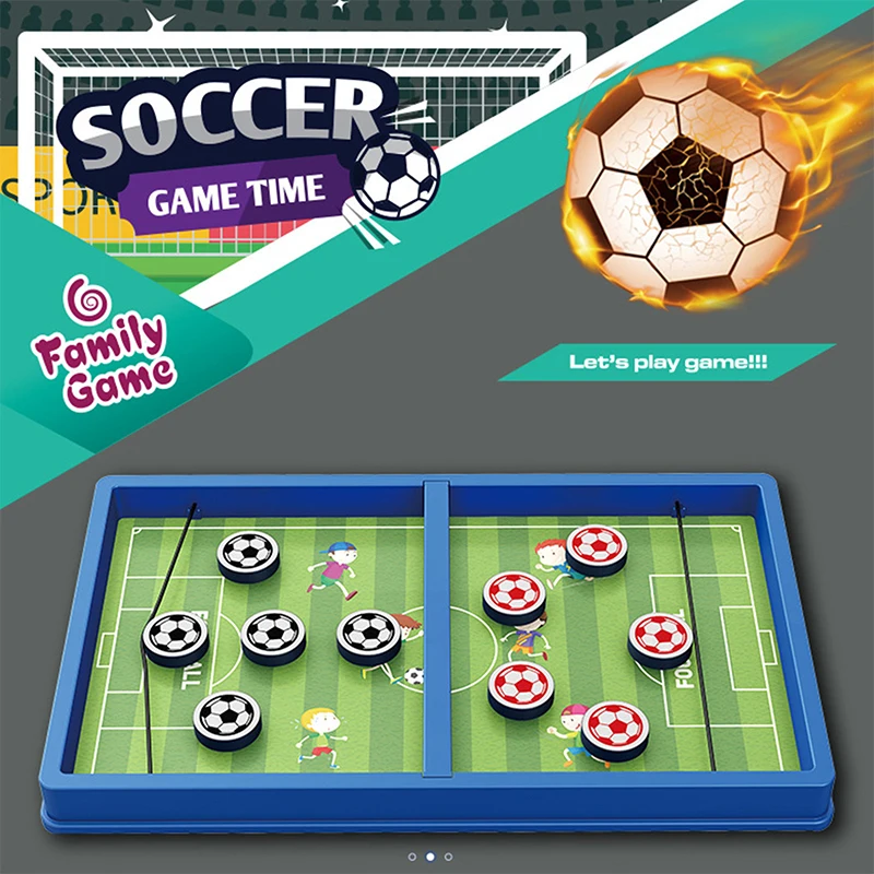 Table Football Board Game For Family Party Tabletop Soccer Play Ball Toys Kids Boys Sport Outdoor Portable Interactive Toys 6