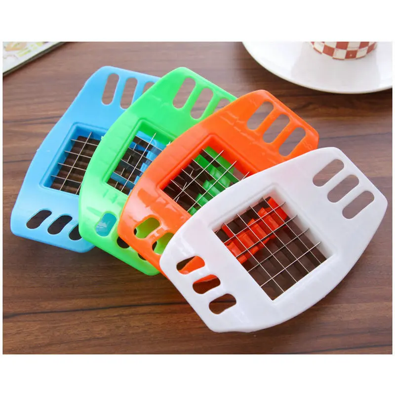 Potato Cutter Stainless Steel French Fries Cutter Potatoes Chopper Chips Making Tool Home Kitchen Gadgets Accessories