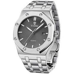 Premium Stainless Steel Luxury Quartz Waterproof Date Wristwatch (07)