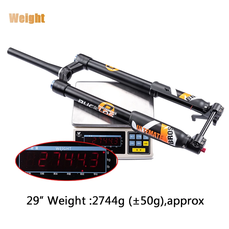 29er Boost DH MTB Bicycle Inverted Air Suspension Fork Thru Axle