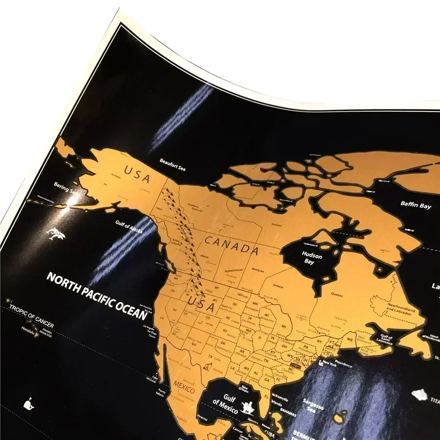 Best selling Amazing World Scratch off Maps - Deluxe Travel Scratch Maps Record Your Travel Footprints - Dropshipping