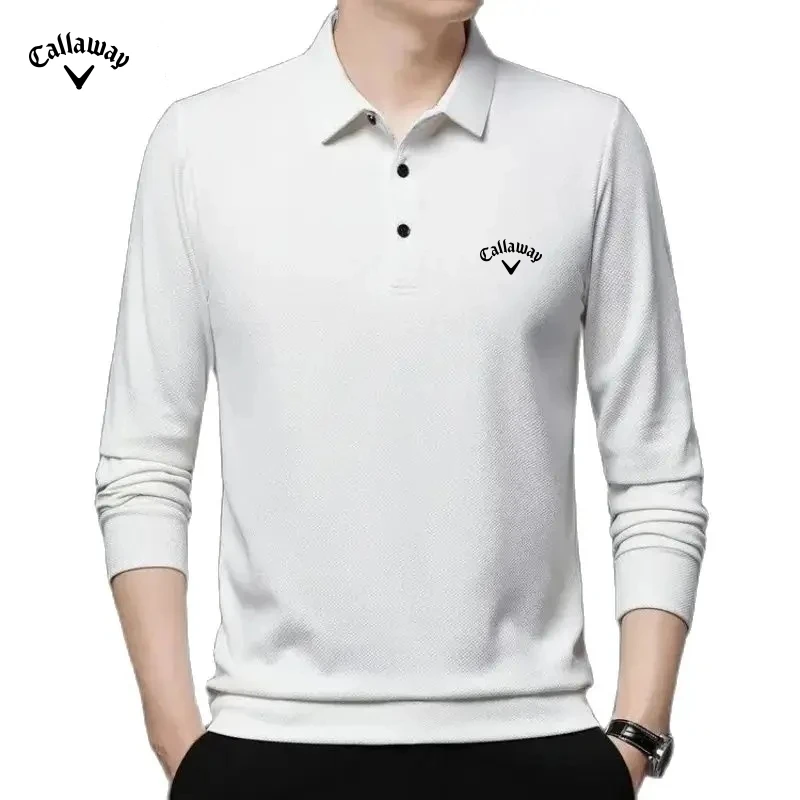 Spring and Autumn Men's High Quality Embroidered Long Sleeve Polo Shirt New Luxury Fashion Business Leisure Multi Functional Top 5