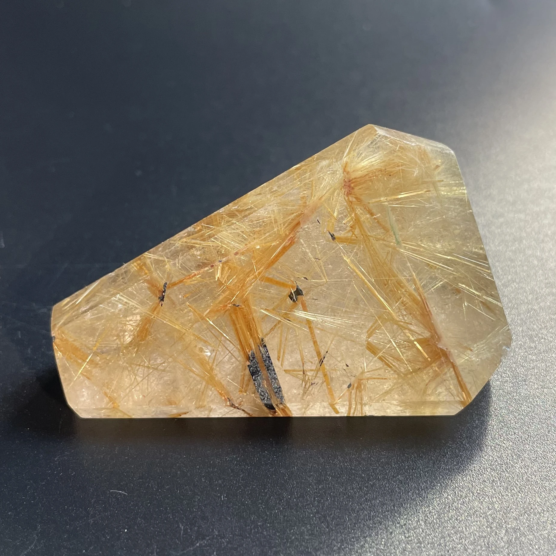 

60g Natural Stone Tourmaline Quartz Rutilated Free Form Crystal Rock Decoration Rough Polished Healing D272