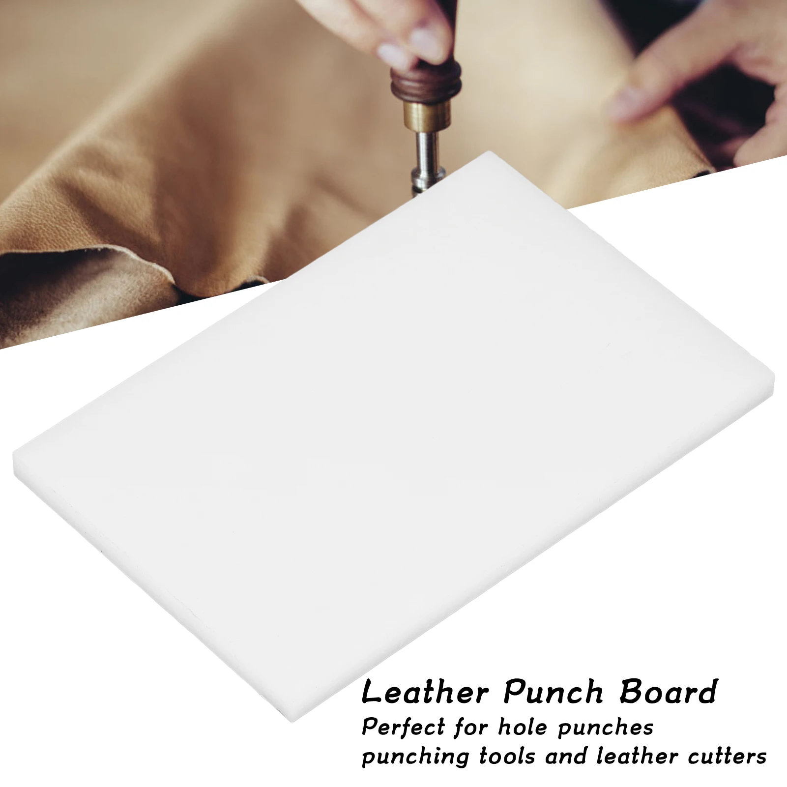 Leather tools Leather craft tool kit Leather craft tools Leather craft tool Leather Punch board Leather Cutting mat Tear resistant Cutting knives Hole punches Punching tools