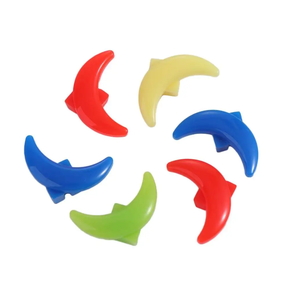 Description Picture 3 of item20PCS Colorful Spoke Beads Mixed Color Star Bicycle Wheel Spoke Beads Plastic Glow Children's Bicycle Decoration
