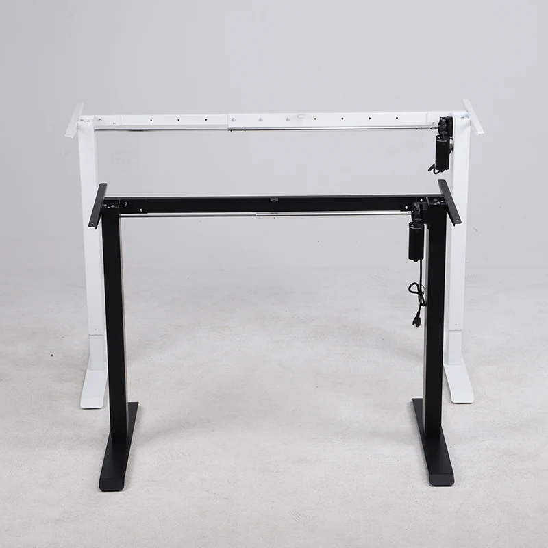 Bureau de jeu sur pied électrique à moteur unique, hauteur réglable, pour ordinateur de bureau, tables assises, bureau de travail moderne