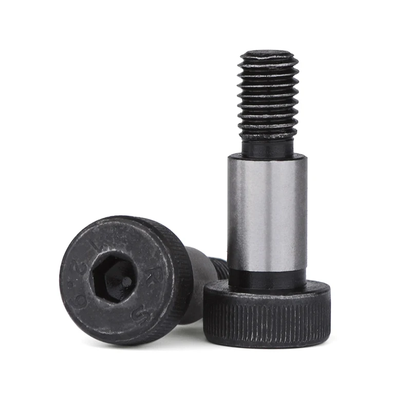 2Pcs/lot M5 M6 M8 M10 Diameter= 6 8 10 12mm Grade 12.9 Steel Hex Hexagon Socket Cap Head Shouldd Roller Bearing Screw Bolt