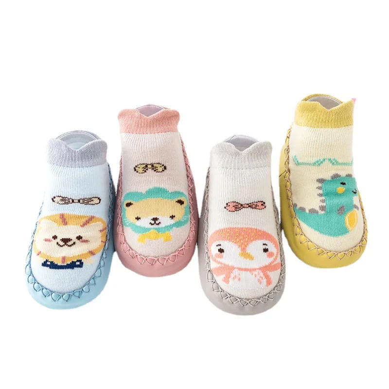 

Baby Floor Socks Cute Cartoon Embroidery Non Slip Baby Toddler Shoes Soft Sole