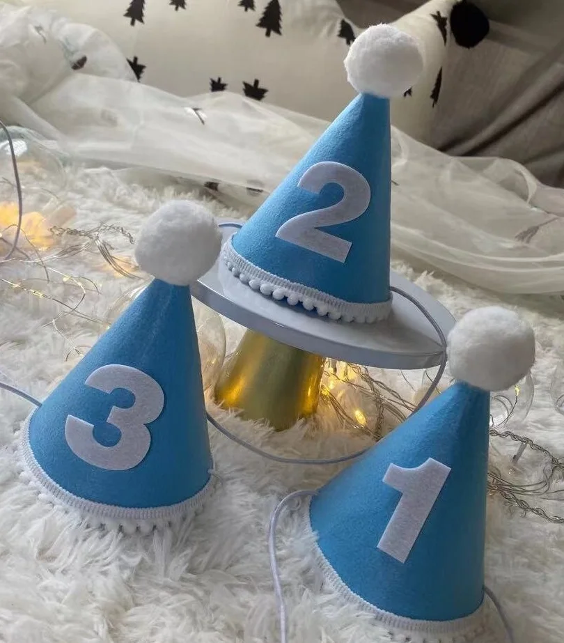 1 Pieza Sombrero Dorado De Cumpleaños De 3 Años, Sombrero De Corona Con  Decoración De Número Y Flor Para Niños, Estilo Ins Adecuado Para Accesorios  Para La Cabeza De Fiesta De Infantes