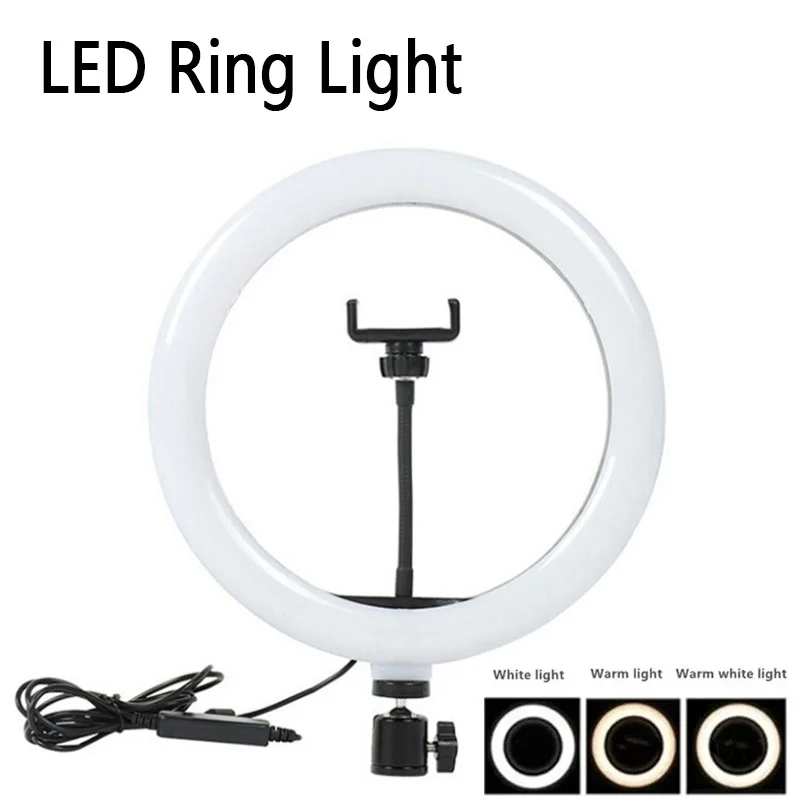 Versatile LED Ring Light for Photography and Video Recording