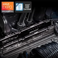 Beast DDR5 XMP 8 16 32 ГБ 4800 5200 5600 6000 МГц Настольная материнская плата AMD Intel CPU Оперативная память для ПК 288PIN с затемнением Металлический жилет дизайн — изображение 5