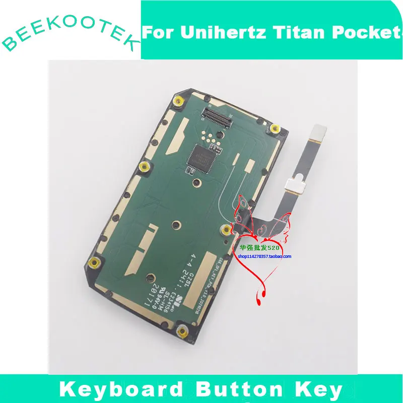새로운 오리지널 Unihertz Titan 포켓 키보드 버튼 키 지문 센서 케이블 Unihertz Titan Pocket 스마트 폰용 플렉스 FPC
