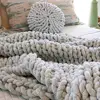 DIY Chenille Chunky Yarn Soft Thick Wool Yarn Winter Warm Hand-woven Blanket Yarn for Knitting And Crochet 2