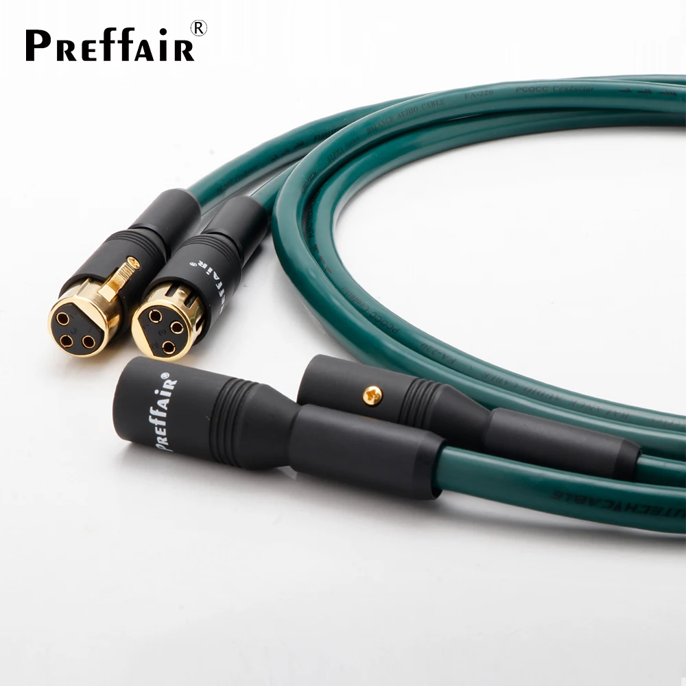 1 Paar X411 Furukawa FA-220 HiFi Audio High-End OCC XLR/RCA-Signalkabel mit 3-poligen vergoldeten/rhodinierten XLR-Anschlüssen/RCA-Stecker – Detail 14