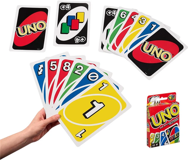 Mattel UNO-FLIP Card Game Iron Box genuine UNO Family Fun Fun Playing Cards  children's board game card toy Gift - AliExpress