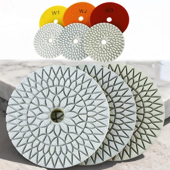 Three-Step Water Grinding Pads For Marble Granite Concrete Floors Polishing Abrasive Tools Accessories