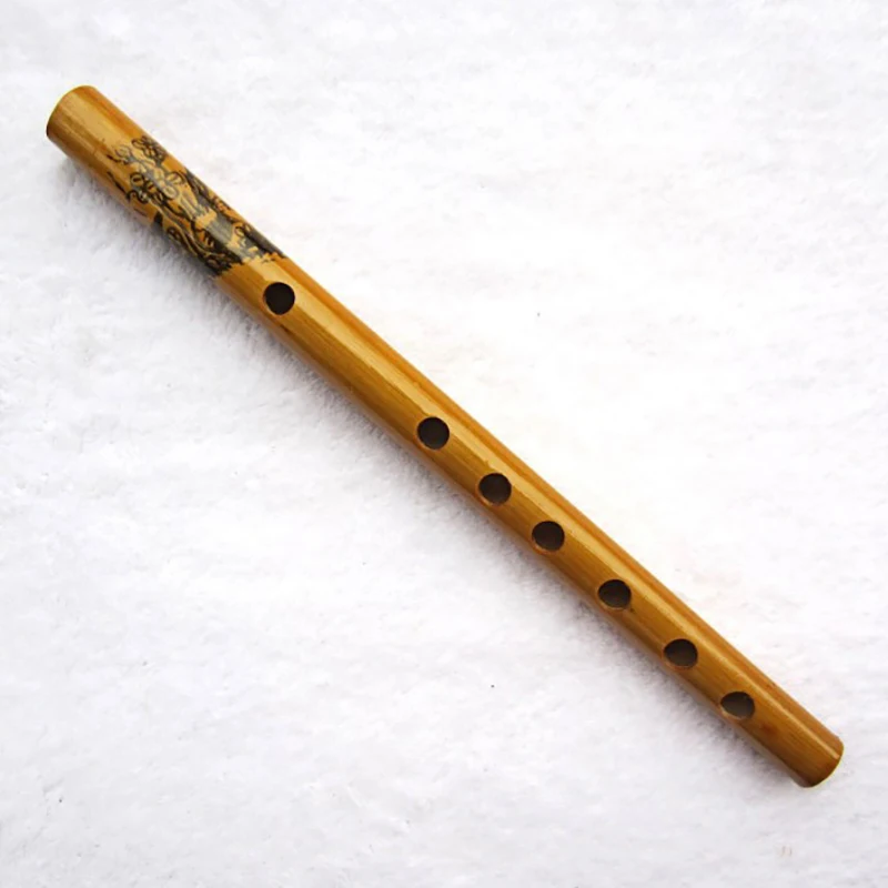 Wooden Traditional 6 Hole Bamboo Flute Clarinet Student Musical Instrument 1Pc