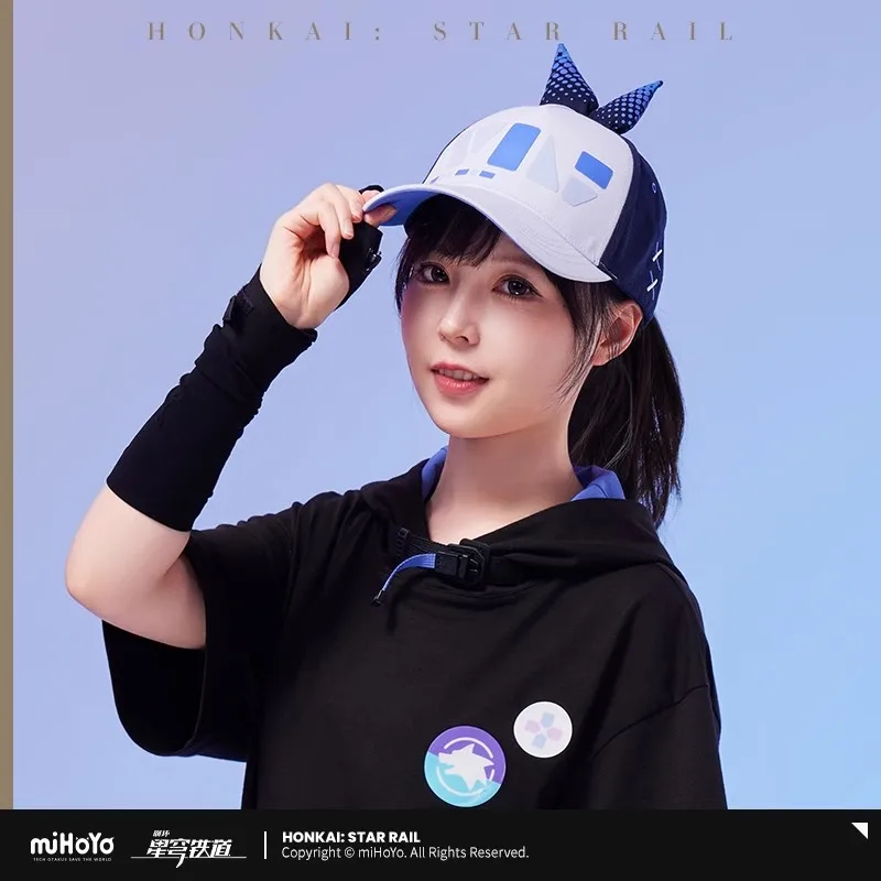 Silver Wolf Hat Official Game Honkai: Star Rail Silver Wolf Role Play Baseball Cap For Women Men Hat Props Cosplay Couple Gift