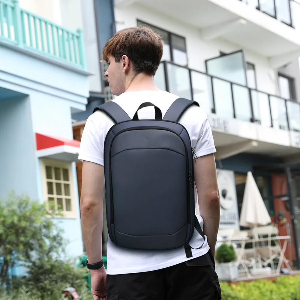 Heroic Knight Business Laptop Backpack Slim Men Expandable Travel Backpack Waterproof Casual Multi-purpose College Rucksack