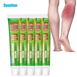 5Pcs Sumifun Varicose Veins Relief Cream Vasculitis Phlebitis Spider Pain Relief Ointment Medical Plaster Body Care