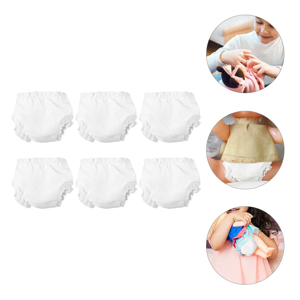 Miniature Doll Underwear Adjustable Doll Underpants Flexible Doll Underwear briefs underwear casual daily flexible loose medium strength polyester pure cotton soft solid color supportive