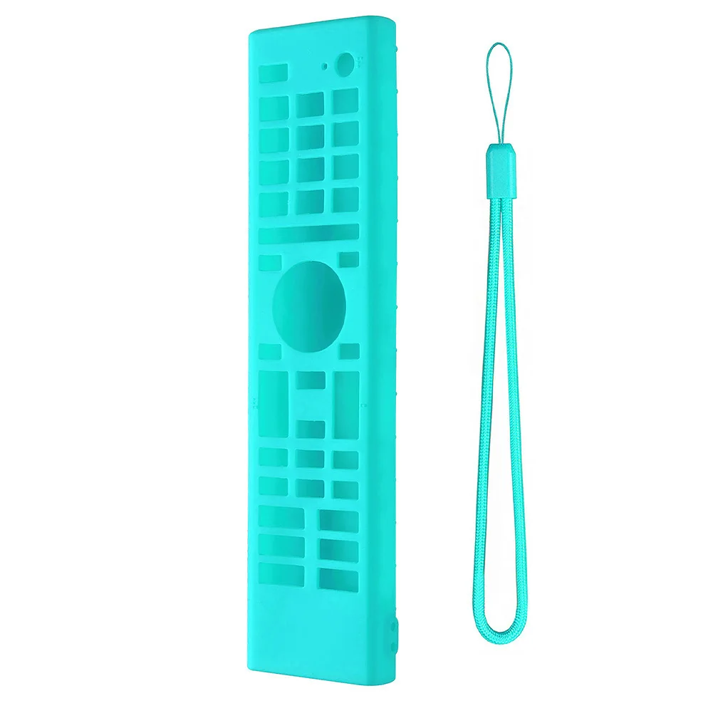 Remote Control Cover Protector Silicone Protective Sleeve with Lanyard Shockproof for Hisense ERF3A80 ERF3B80H ERF3C80H ERFTG80H