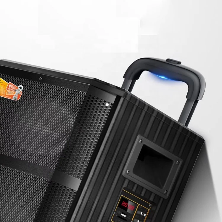 High Quality Best Sound Big Power 150W 12 Inch Wooden Trolley