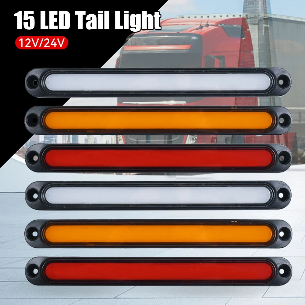 Fanali posteriori Luci dei freni per auto 12V-24V Indicatori di direzione Strisce LED Parabrezza posteriore Avviso di arresto laterale Parcheggio Accessori automobilistici - Image 2