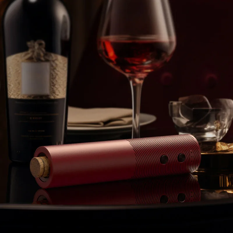 Rechargeable Electric Wine Opener – Sleek Corkscrew for Effortless Wine Uncorking, Ideal Kitchen and Bar Gift