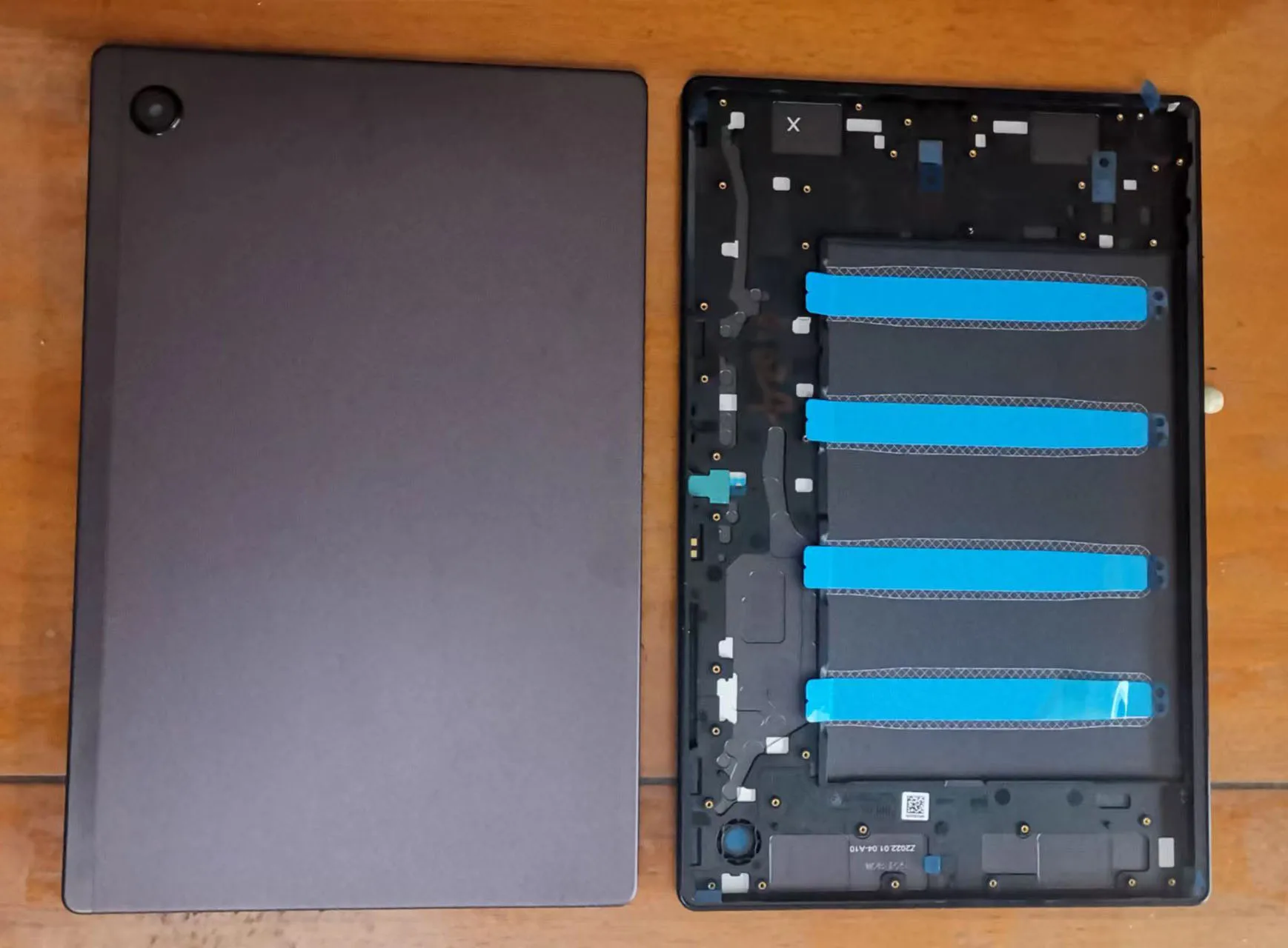 Substituição da Porta da Bateria do Alojamento da Capa Traseira para Samsung Galaxy Tab a8 10.5 Sm-x200 Sm-x205
