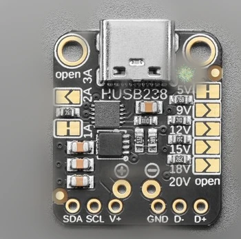 USB 5807 Type C Power Delivery Dummy Breakout - I2C or Fixed - HUSB238 1