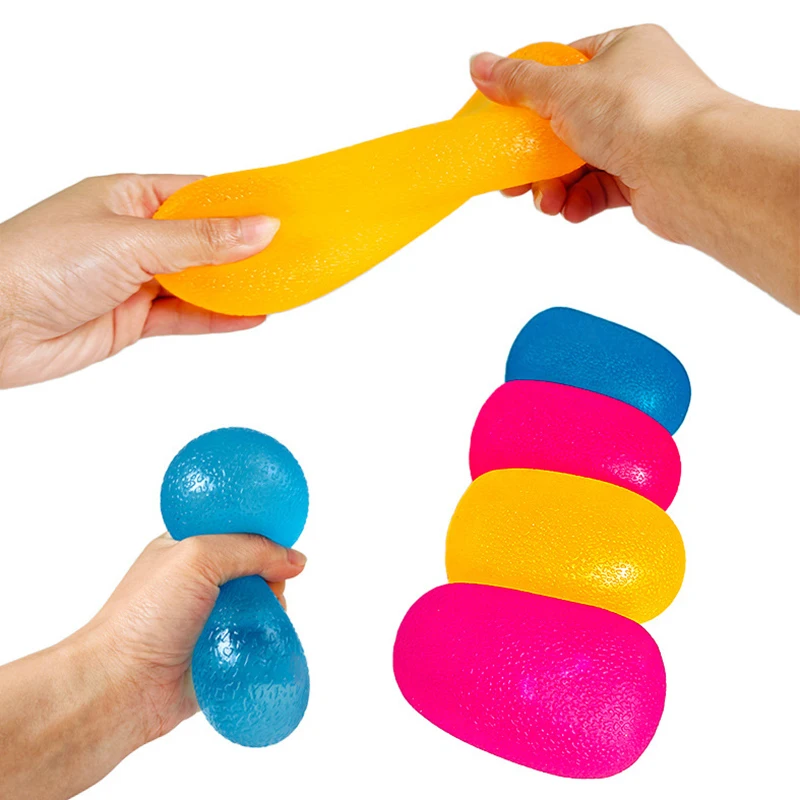 Stress Relief Toys Fidget Toys Mochi Squishy Toy Educational Toy Surprise Capsule Egg Toy Candy Plastic Pinching Stress Relief Tool Maltose Pinching Toy Soft Transparent Silicone Squeeze Toy Ball
