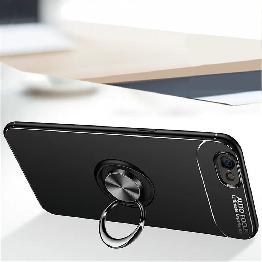 Per Se 2022 Custodia Per Iphone Se 2022 2020 2016 Opaco Flessibile In Fibra Di Carbonio Solido Anello Per Dito Copertura Per Iphone Se3 Se2 Se Se2022