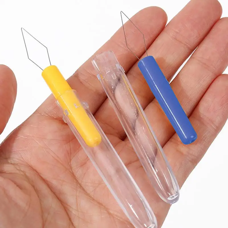 3/4PCS Auto Needle Threader Portable Sewing Handmade DIY Tools Accessories Plastic Needle Changer For old people