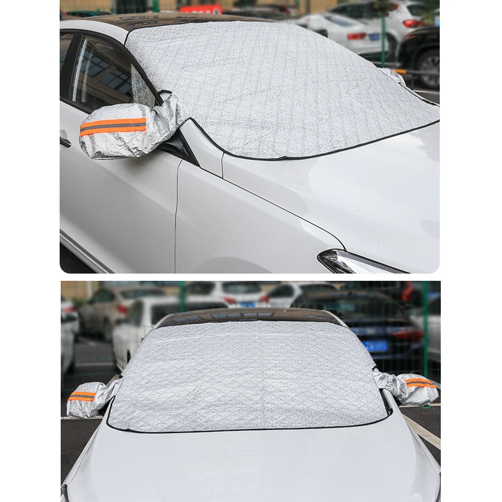 Couverture magnétique de neige de pare-brise de voiture pour le givre, pare-soleil  avant, anti-pluie, anti-givre, couverture automatique - AliExpress