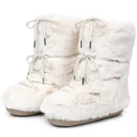 2025 Winter Lace-up Ankle Boots Women Snow Boots Brand Design Classic Platform Waterproof Non-slip Cotton Boots Woman Ski Boots - Image 5