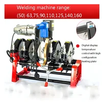 Enhanced 63-160mm Manual Hot Melt Hydraulic four Ring Docking Machine PE/ PPR/ PB/ PVDF Pipe Butt Welding Machine 1