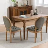 French Country Dining Chairs Set of 6,Olive Kitchen & Dining Room Chairs,Faux Leather Kitchen Chairs(PU,Pine Green, 6Pcs) 3