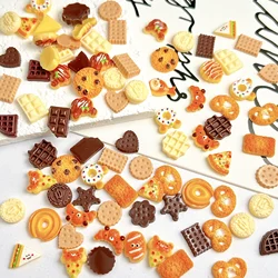Cute Bear & Ice Cream Chocolate Nail Art Charms - Fun Dessert-Inspired Nail Accessories (Mixed 60PCS)