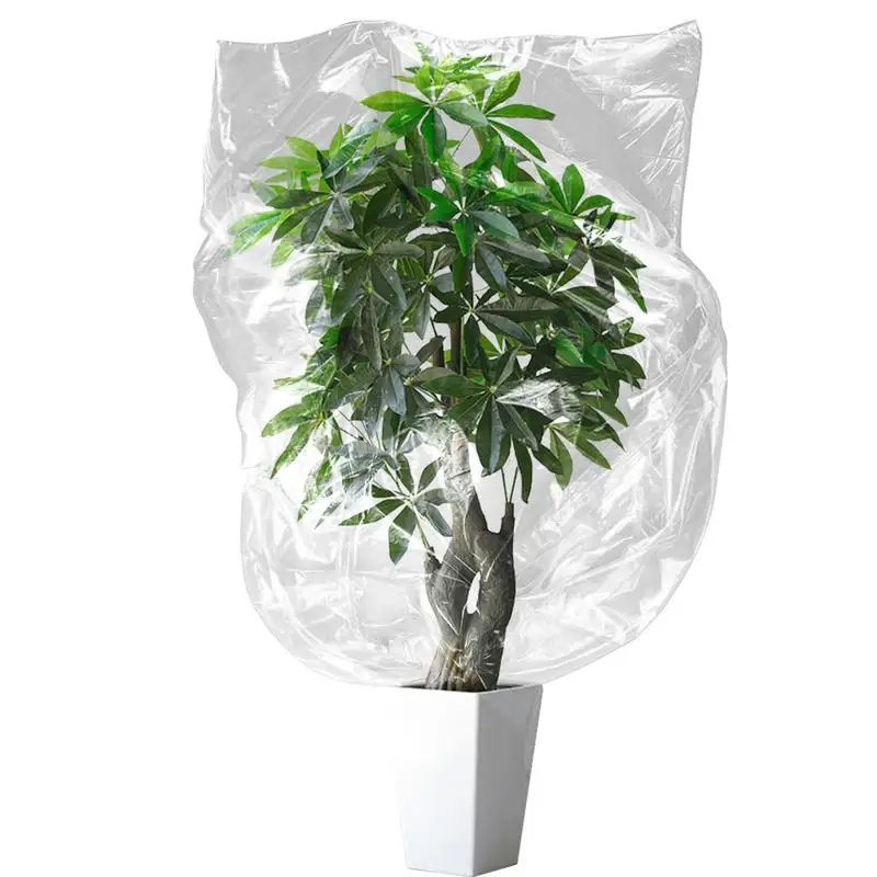 

Plant Covers Freeze Protection Blankets With Drawstring Cold Weather Frost Cloth Reusable Shrub Jacket For Winter Plants Outdoor