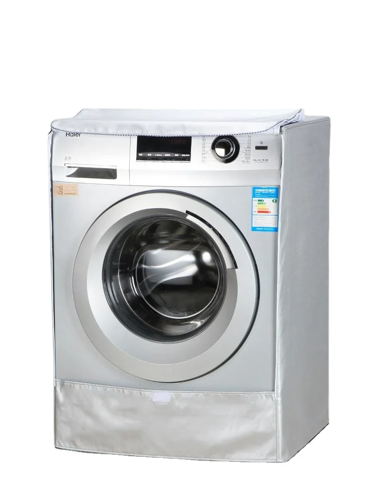 Funda impermeable para lavadora de Exterior, Protector de muebles con  cremallera, accesorios de tela florales - AliExpress