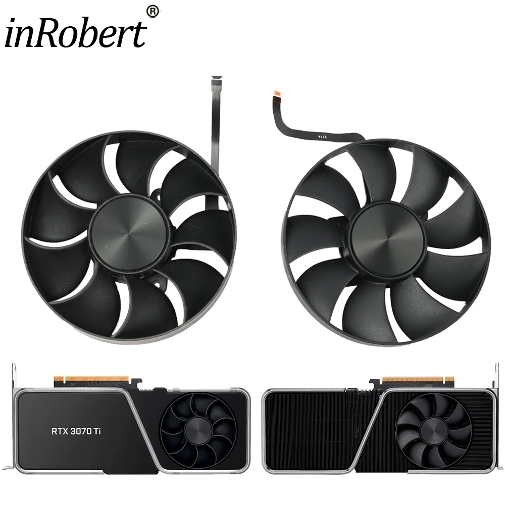 Ventilador de Refrigeração para Nvidia Geforce Rtx 3070 ti Placas Gráficas Ventilador Mais Frio 85 mm Afb0912hd02 Dapc0815b2up008 6pin 12v