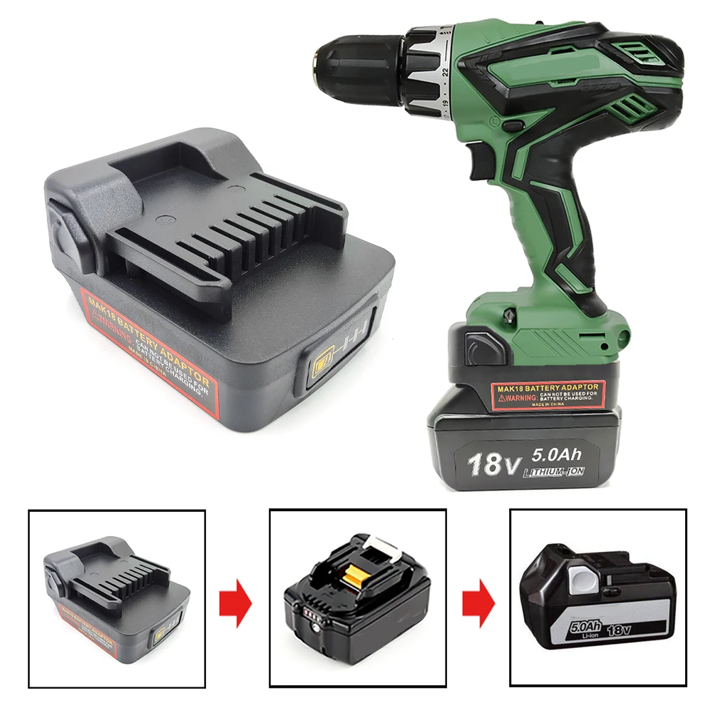 Battery Adapter for Makita 18V BL1840 BL1850 Convert To Hitachi Hikoki 18V Li ion Batttery Power Tool Use BSL1840 BSL1850 AliExpress