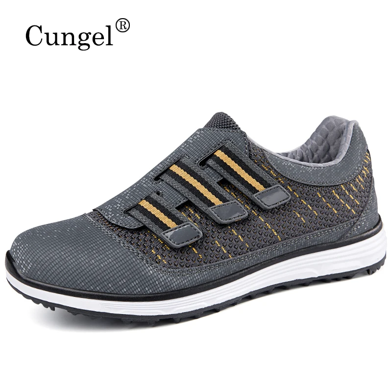 

New Mens Golf Shoes Waterproof Golf Sneakers Men Outdoor Golfing Spikes Shoes Big Size Jogging Walking Sneakers Male