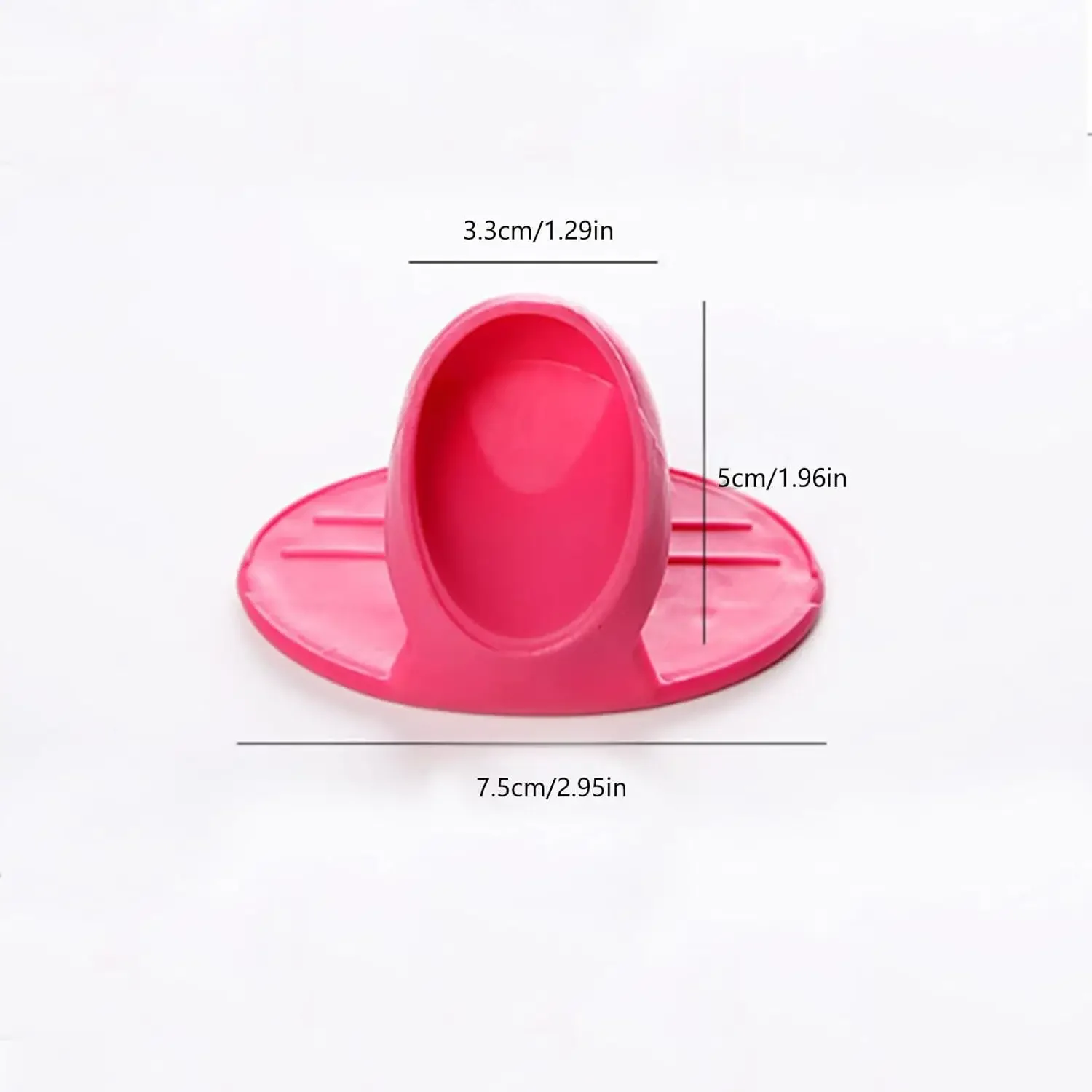 2PCS Silicone Pot Holders Heat Resistant Mini Oven Mitts Rubber Oven Glove Cooking Pinch Grips Kitchen