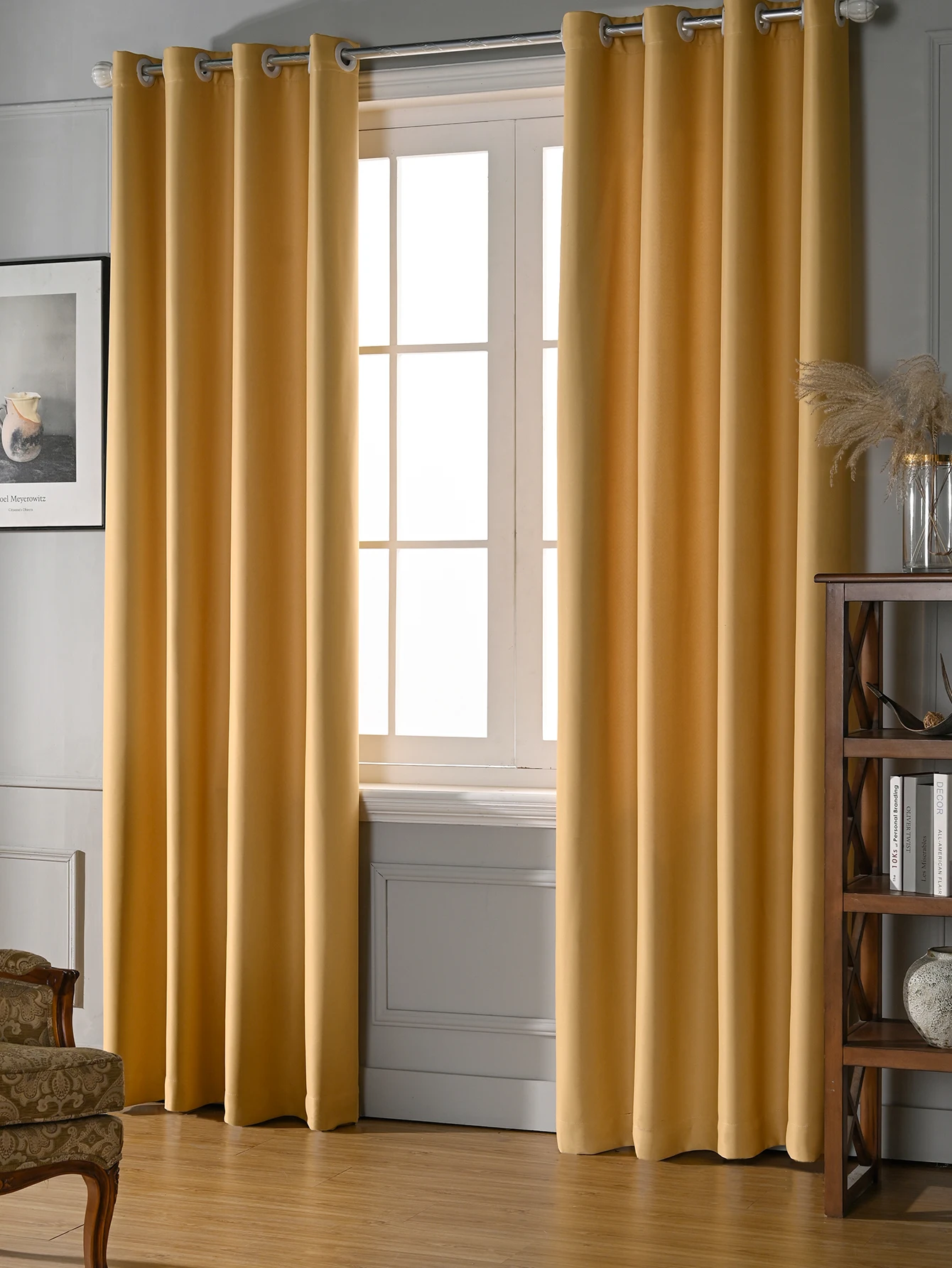 80% Blackout Curtins For Livingroom Bedroom Curtain Full Light Blocking Drapes With Black Backing Thermal Insulated High Shading blackout curtains window curtains thermal insulation curtain