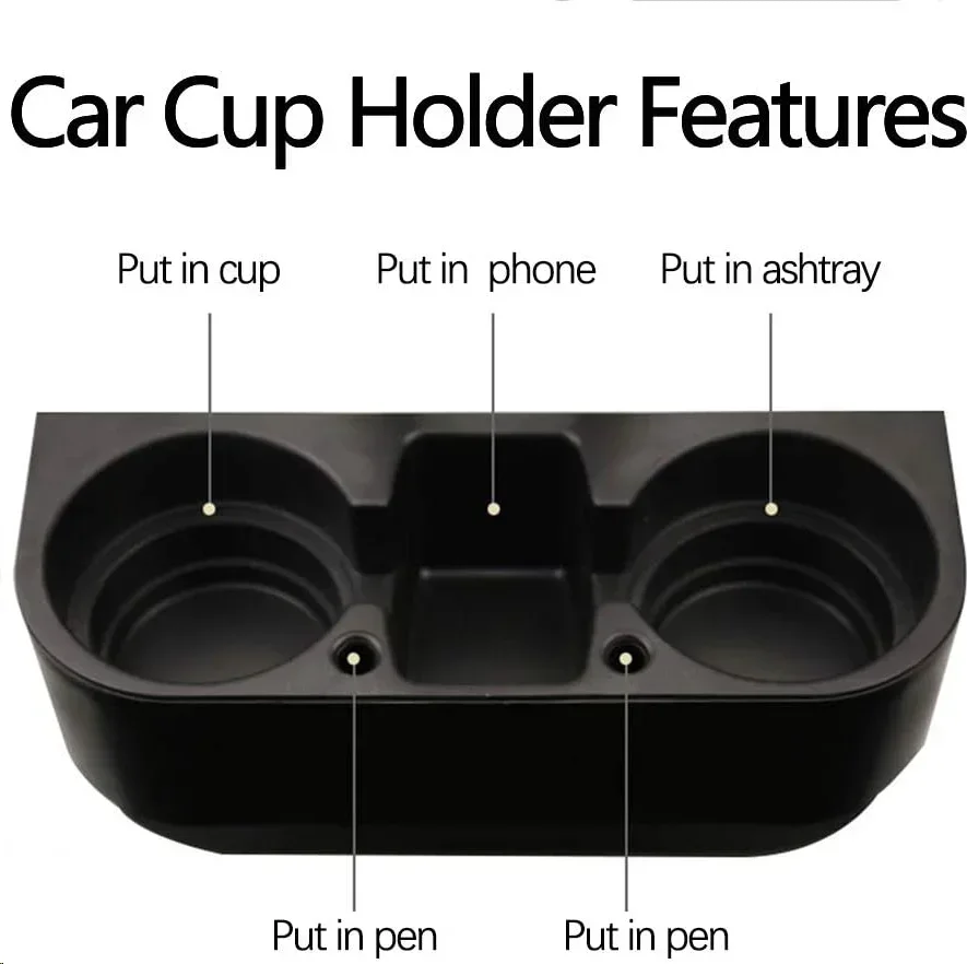 Multi-Funktion Auto Tasse Halter Auto Sitz Lücke Wasser Tasse Trinken Flasche Kann Telefon Schlüssel Organizer Lagerung Halter Stehen auto Styling – Detail 2