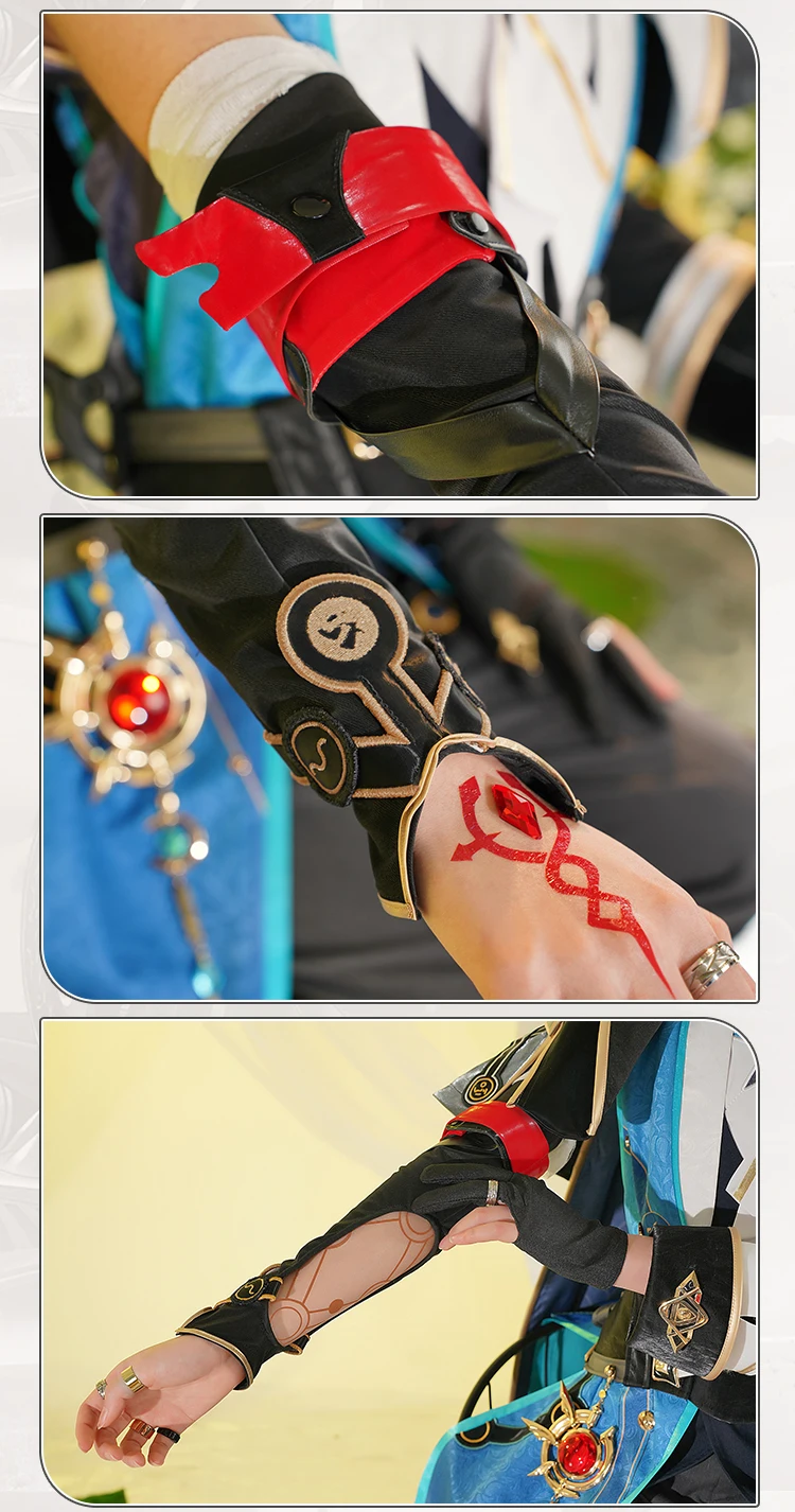 Anaxa Cosplay Kostüm Honkai: Star Rail Anaxa Male Halloween Costume 15